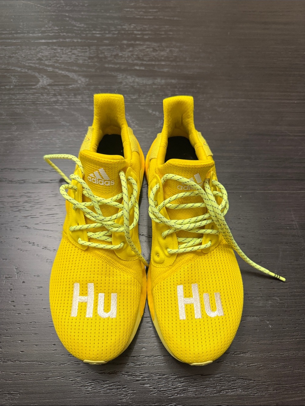 adidas Solar HU PRD Yellow Athletic Sneakers